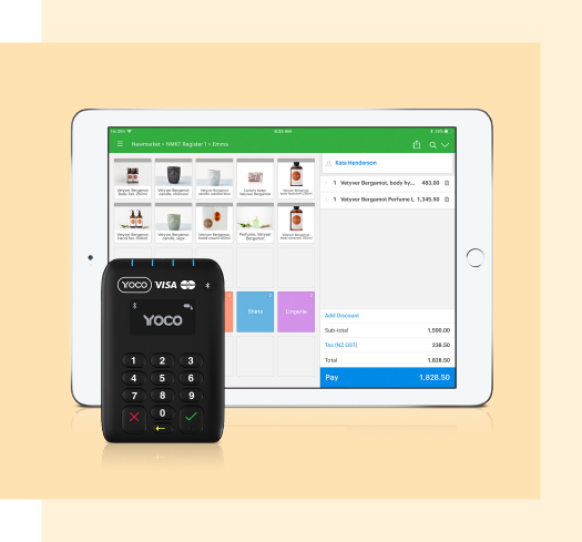 Yoco terminal and vend on ipad